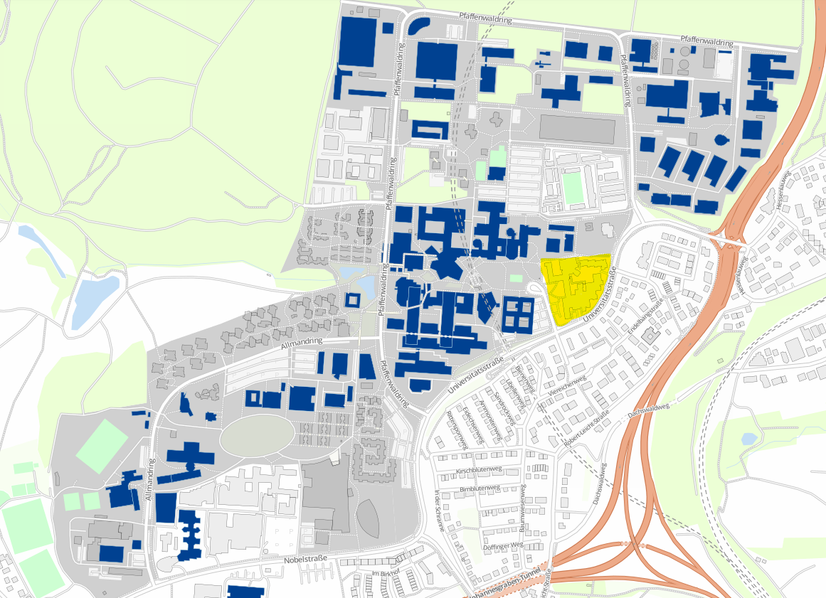 University Stuttgart Site Plan